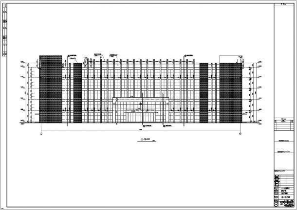 某公司五层框架结构厂房建筑设计施工图-图一