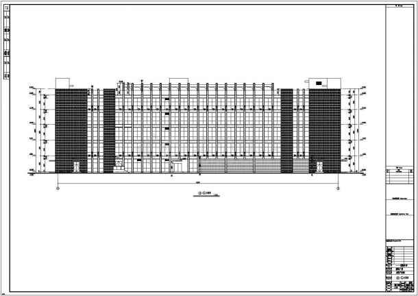 某公司五层框架结构厂房建筑设计施工图-图二
