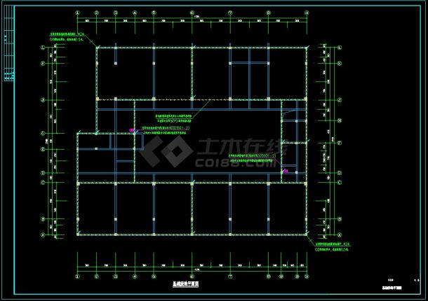 某整套宿舍的电气设计详细cad施工图纸-图二