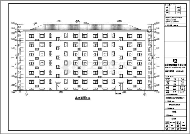 北方某小区多栋住宅楼建筑设计方案图-图二