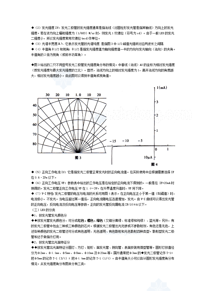 半导体发光二极管工作原理、特性及应用-图二