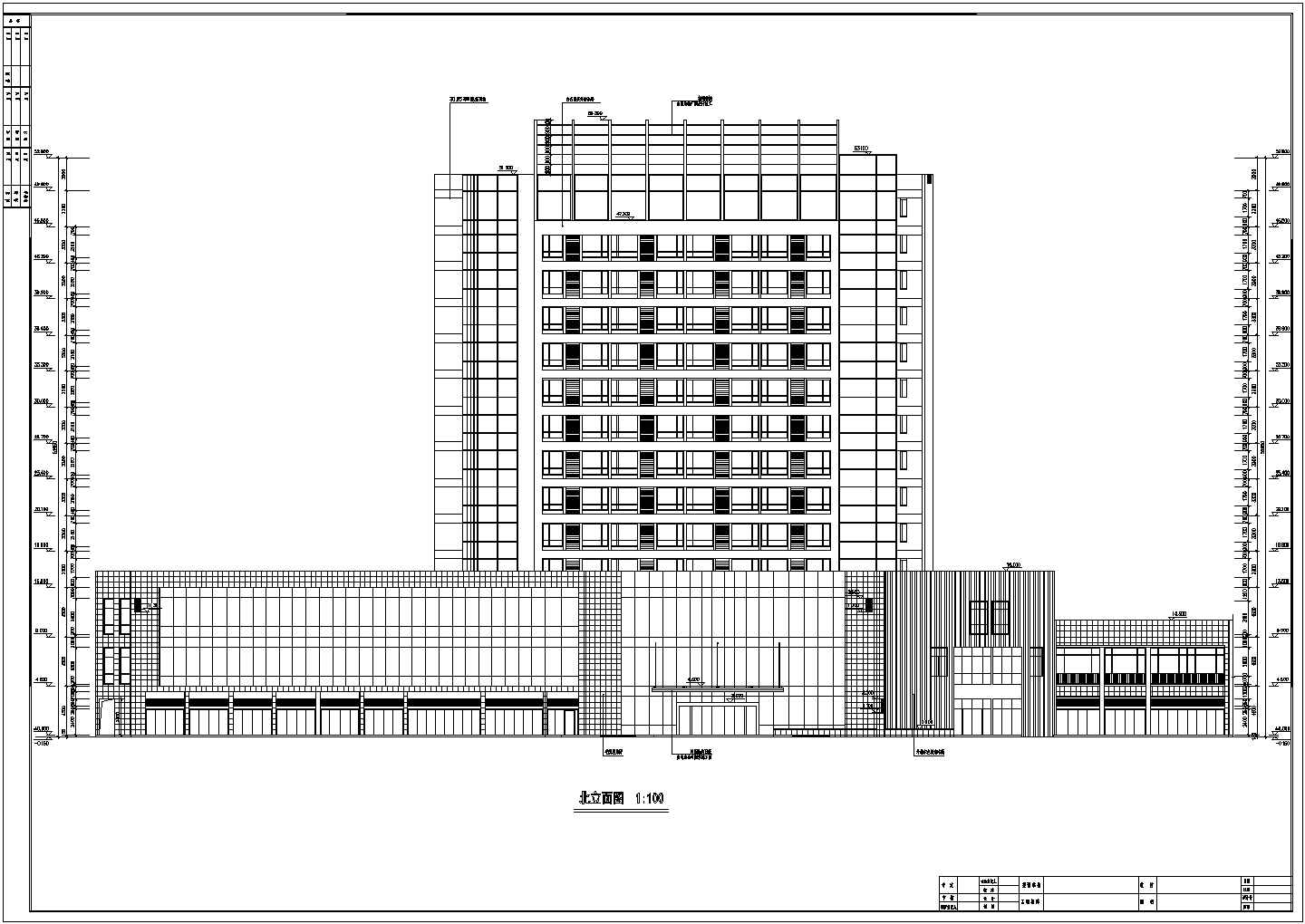 【浙江】某十四层现代风格酒店式公寓建筑设计施工图纸