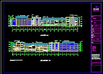某房产公司多层钢结构工程CAD平面设计图-图二