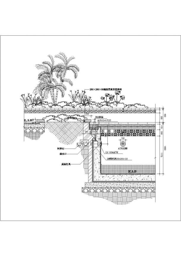 株洲山水印象展示区园建水电全套图纸-图一
