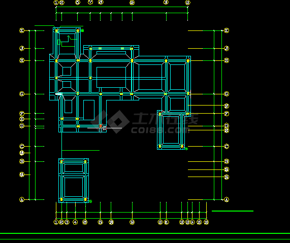 中国古典别墅施工与设计全套CAD图纸-图二