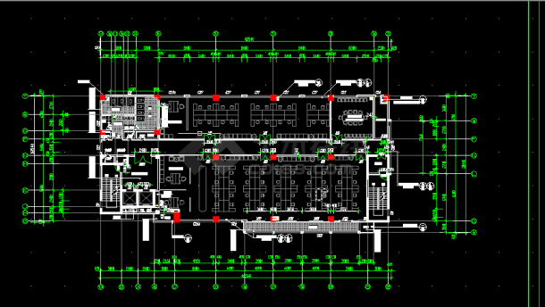 某办公楼建筑施工与设计全套CAD图纸-图二