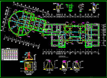 某三层烟厂招待所框架结构CAD建筑设计图-图二