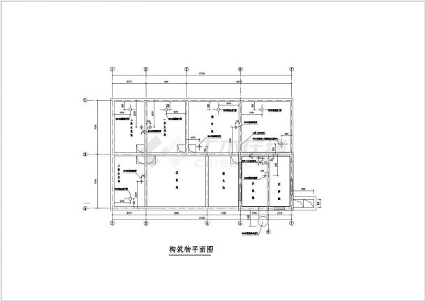 【大连】某污水厂成套图纸（工艺、结构）-图二