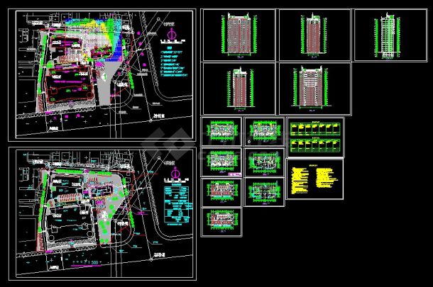 某市经济适用住房时间建筑设计CAD详图-图一