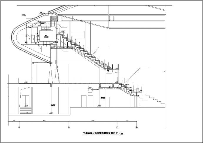【浙江】某地上两层体育馆通风空调设计图纸_图1