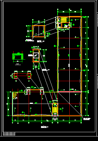 某厂房全套建筑施工cad设计方案图纸-图二