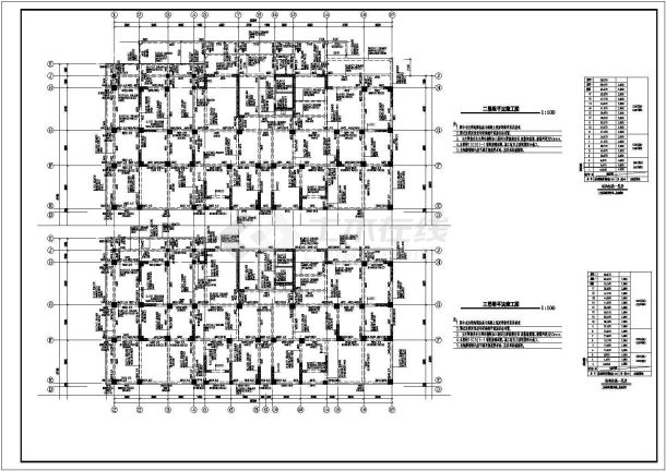 某地8度区18层框架剪力墙商务住宅楼结构施工图-图一