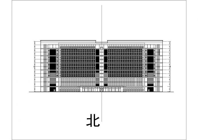 某地区十一层框架结构医院综合楼建筑设计方案图纸_图1