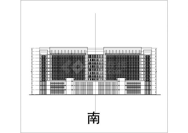 某地区十一层框架结构医院综合楼建筑设计方案图纸-图二