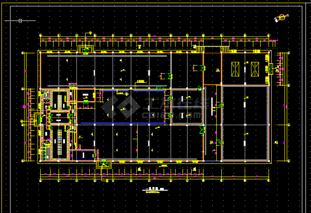 冷冻库建筑施工CAD设计方案图纸-图二