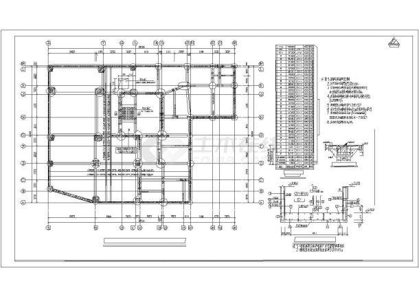 某市34层部分框支剪力墙结构商住楼方案图-图二