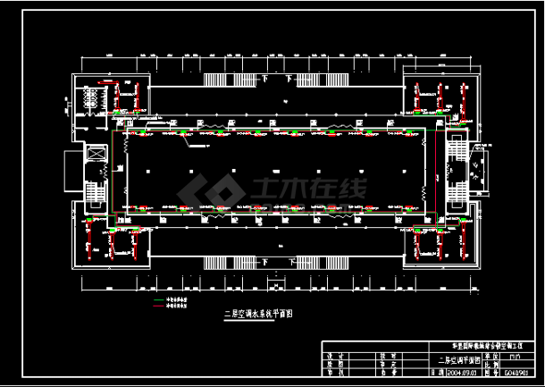 某国际鞋城综合楼空调工程全套cad设计方案图纸-图二