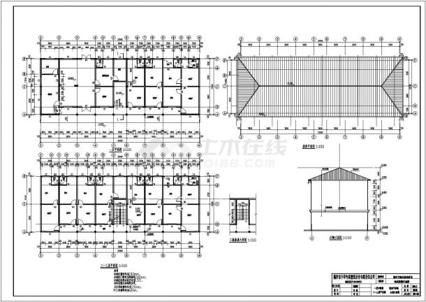 某地临武陵园仙界全套框架结构服务设施建筑设计方案图-图二