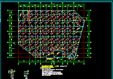 某商城框架结构施工CAD建筑设计图-图二