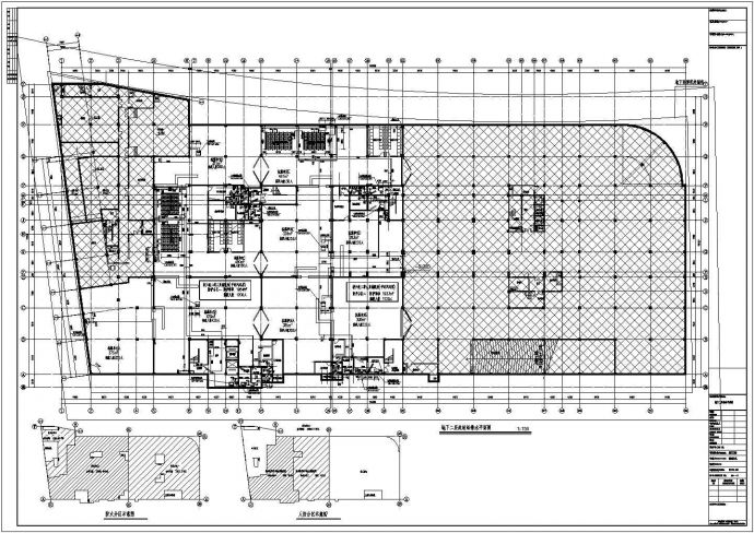 某十六层框架结构酒店给排水消防设计图_图1