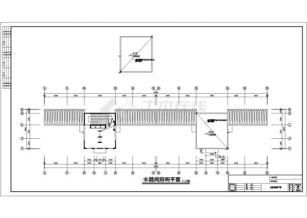 陕西某二十六层商住楼电气设计施工图纸-图二