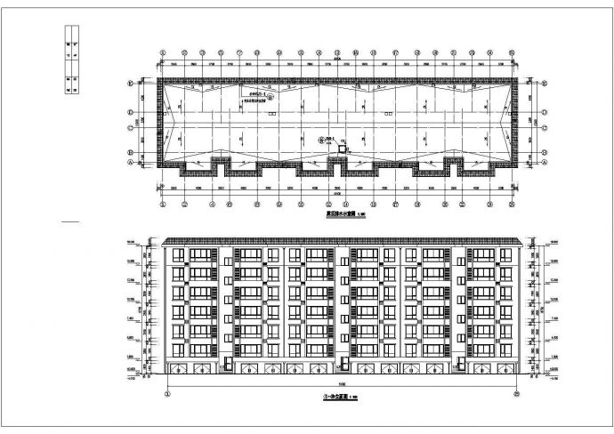 某地区6层砖混结构住宅楼建筑设计施工图_图1