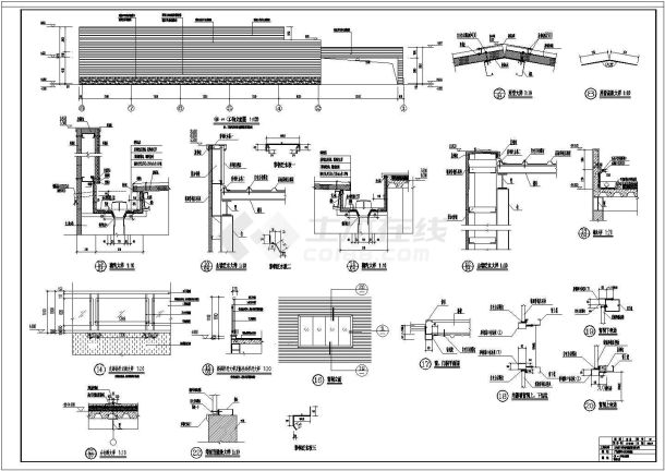 义乌市某地两层钢结构4S店建筑设计施工图-图二