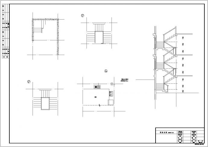 447.84㎡三层别墅建筑设计CAD施工图_图1