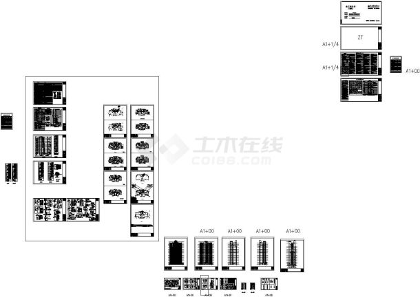 二类高层18层住宅建筑电气设计图-图一