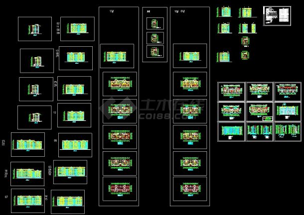 某地住宅建筑设计齐全CAD施工图纸-图一