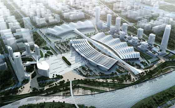 【湖南】大型国际会展中心规划及单体设计方案文本-图一