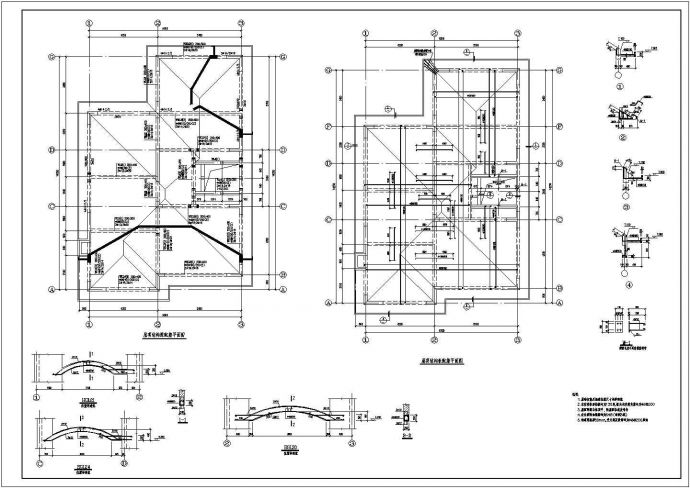 某地区剪力墙别墅结构设计施工图纸_图1