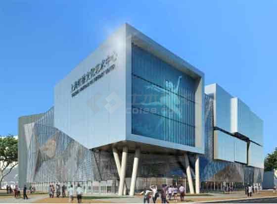 【上海】4层文化艺术中心建筑设计方案文本-图一