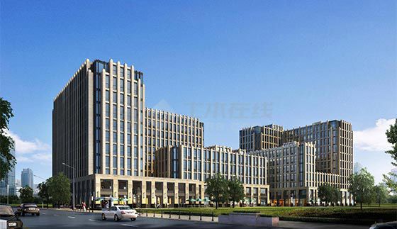 【上海】11层钢筋混凝土结构办公区规划及单体设计方案文本-图一