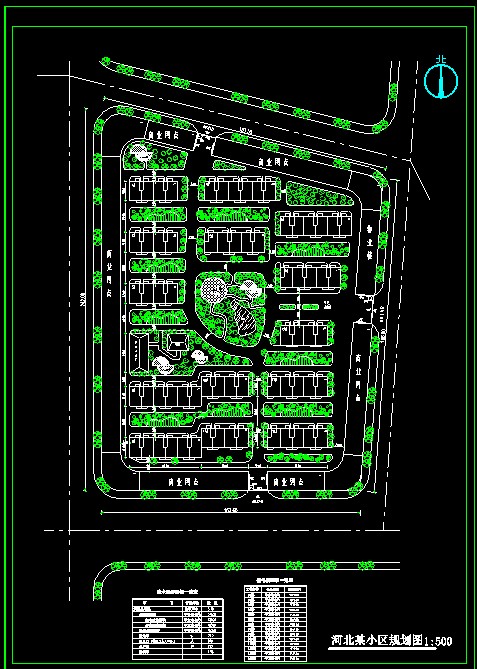 某住宅小区设计详实CAD规划图纸_图1