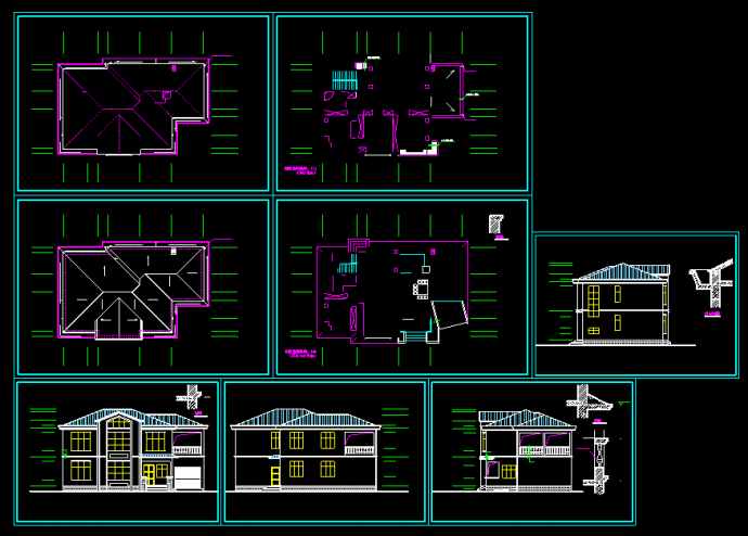 某农村民居建造房屋CAD设计施工图_图1
