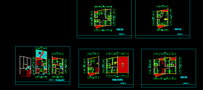 跃式房屋建筑施工CAD设计方案图纸_图1