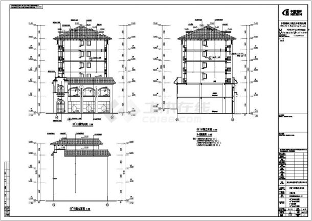 江西省赣州市某地6层框架结构住宅建筑设计施工图纸-图二
