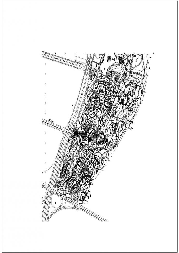 南京绿博园景观设计规划总平面图纸_图1