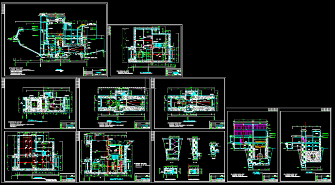 某地多层厂房建筑设计CAD全套图纸_图1