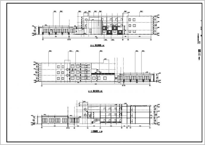 某地3层框架结构幼儿园建筑施工图_图1