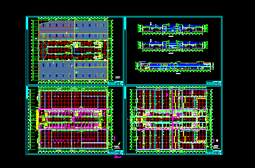 葵涌生产基地厂房设计全套CAD图纸_图1