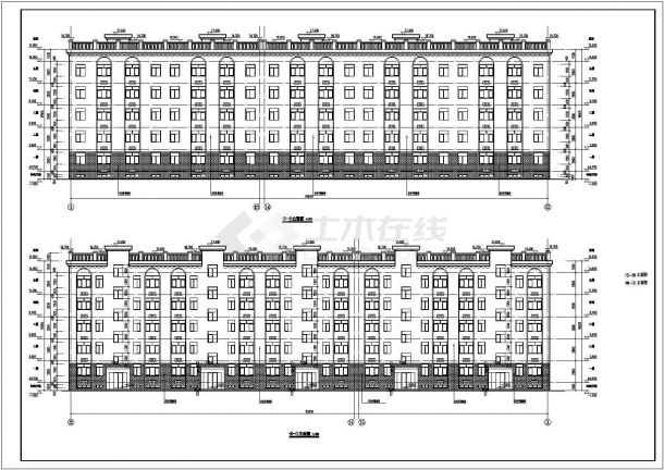 喀什市老城区五层砖混住宅危旧房改造项目建筑施工图-图一