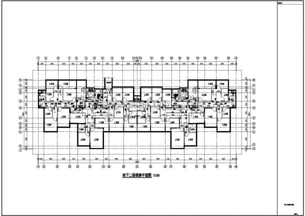 江苏某地18层综合楼建筑给排水设计图-图一
