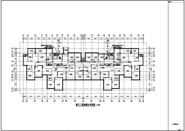 江苏某地18层综合楼建筑给排水设计图-图二