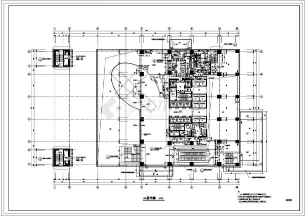 某地53层框筒结构超高层酒店建筑专业施工图-图二