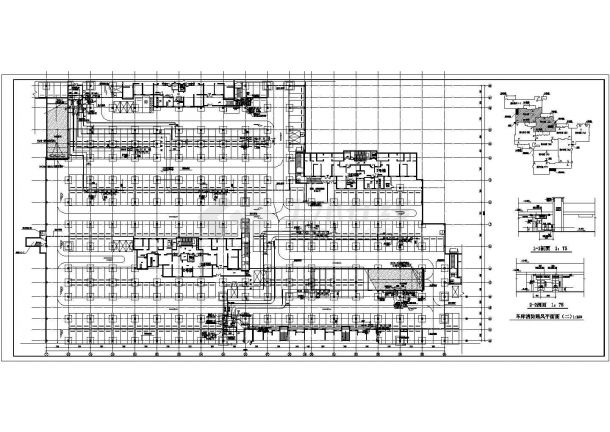 【天津】某地下车库通风排烟设计施工图-图二