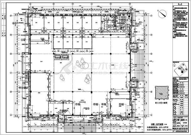【贵阳】某四层办公楼建筑设计方案图-图二