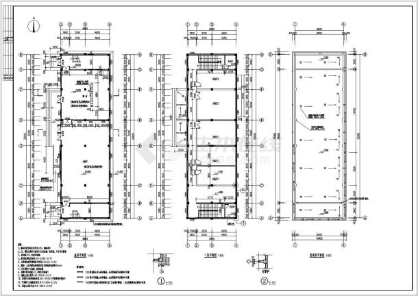 某地2层框架结构小型餐厅建筑方案图-图二