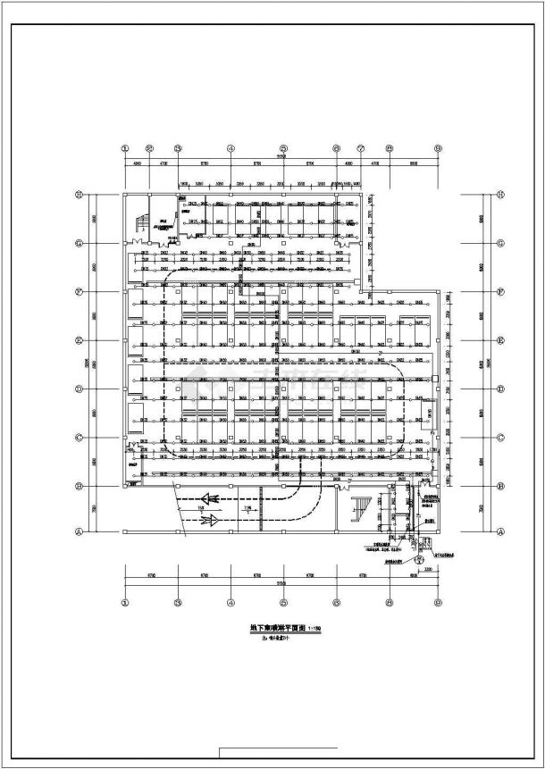  Water supply and drainage design and construction drawing of a sports center building - Figure 1